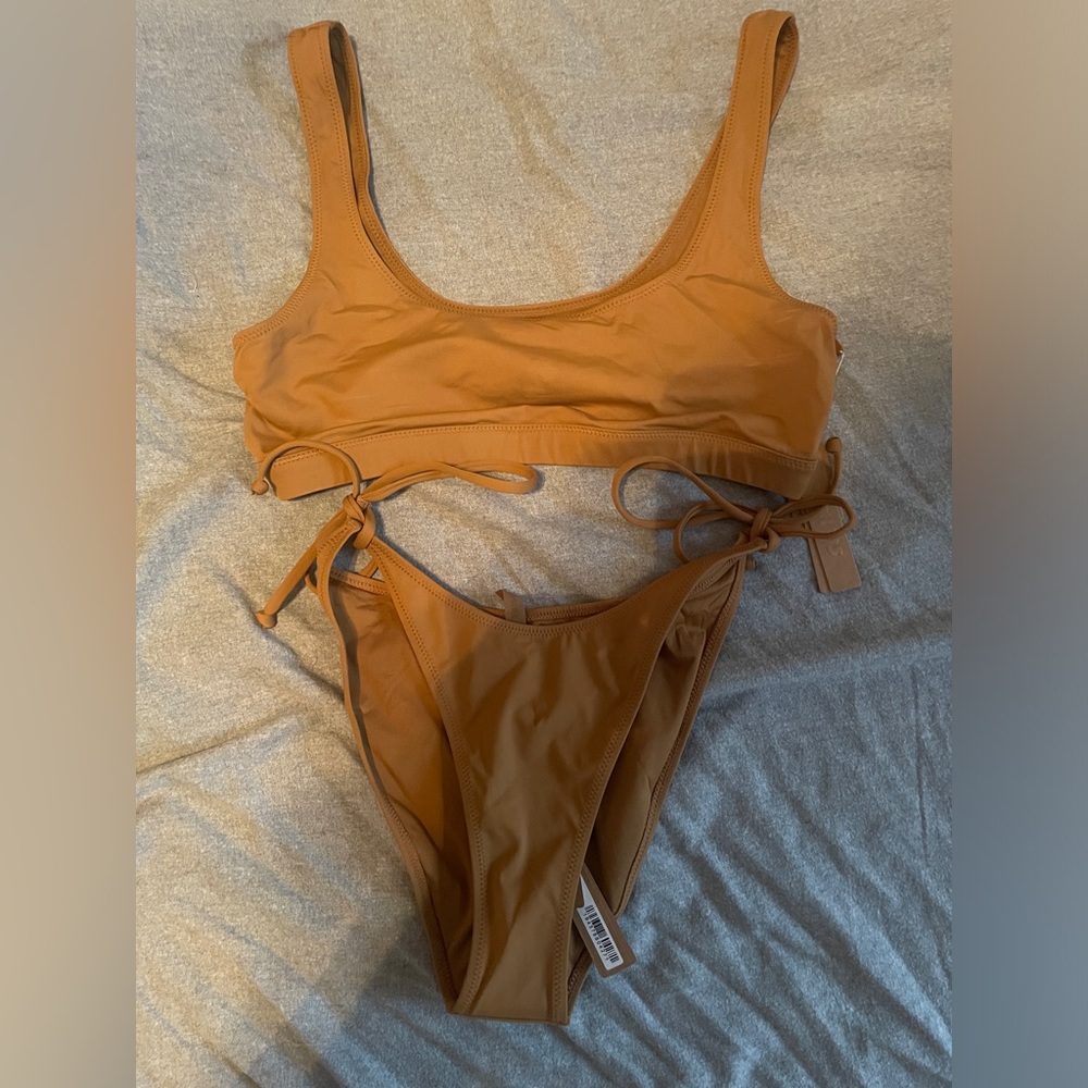 Skim swim bikini top and bottom